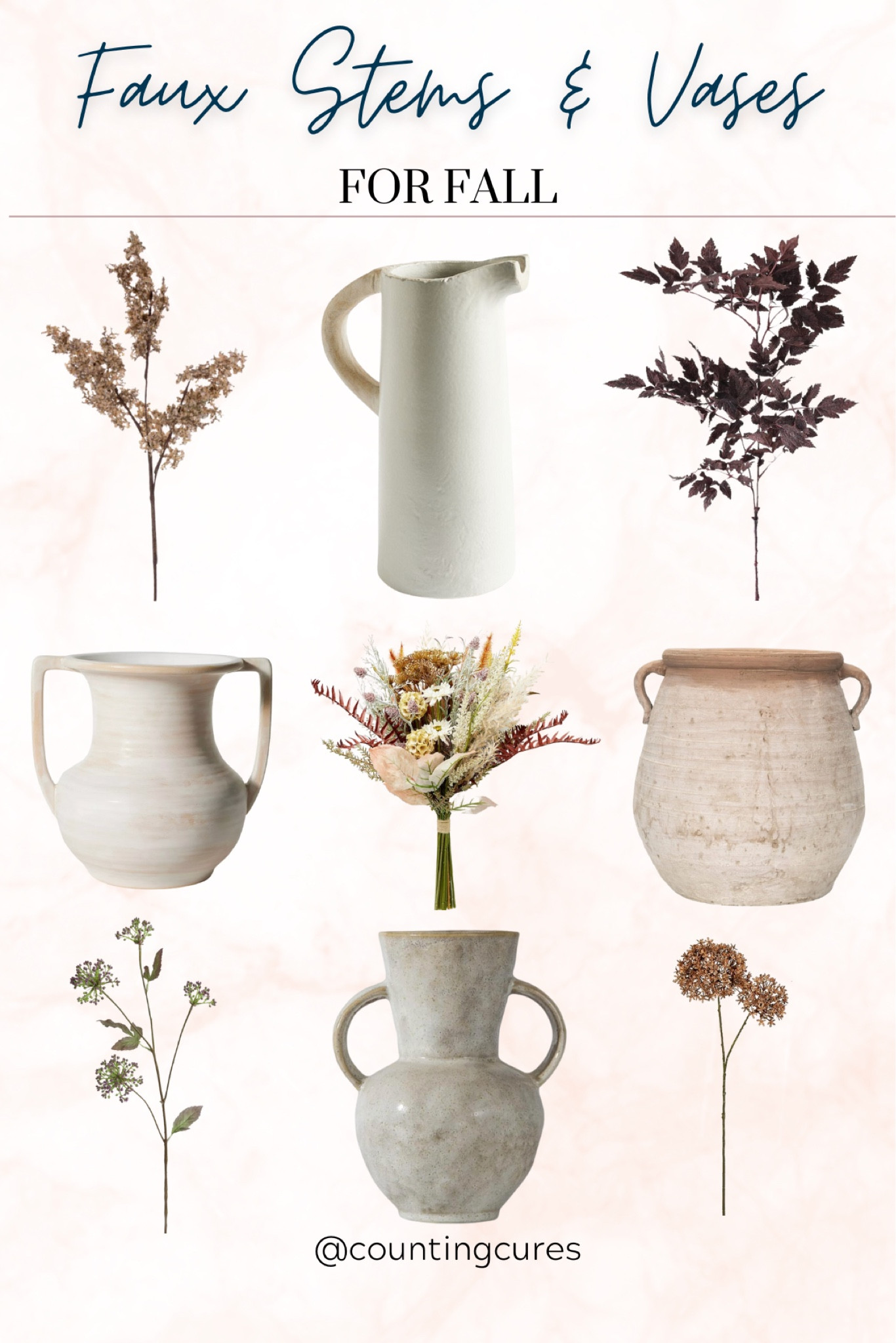 Make your home cozy and beautiful for fall with this collection of faux stems and vases!
#floralarrangement #centerpieceidea #fallinterior #homedecor

#LTKstyletip #LTKhome #LTKSeasonal