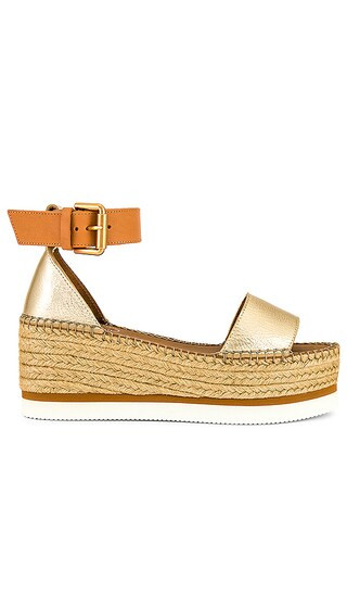 Glyn Sandal in Light Gold | Revolve Clothing (Global)