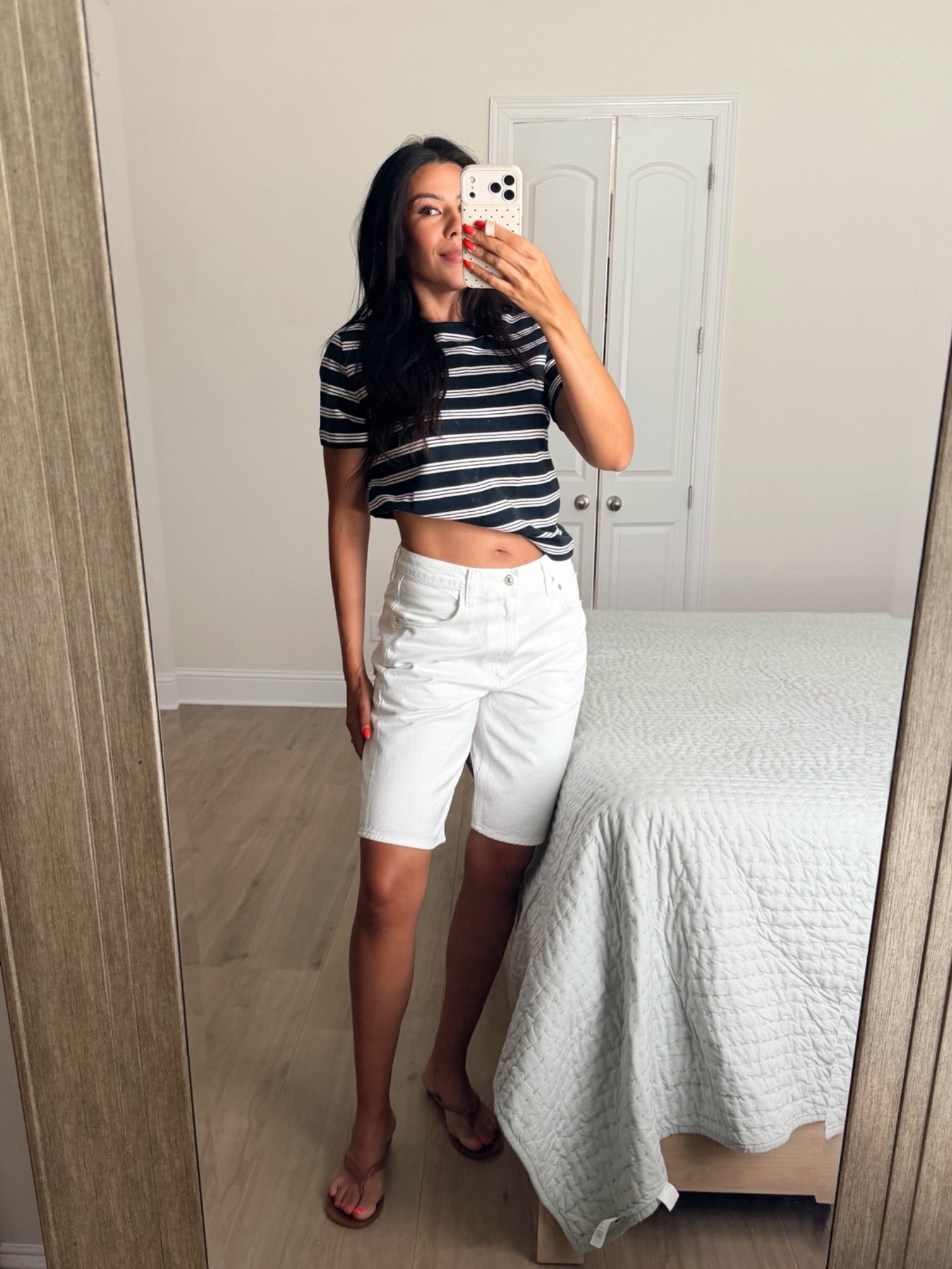 Casual OOTD! Wearing size 28 in shorts (fit very oversized) and size small in tee

#LTKootd #LTKmomlife #LTKTall