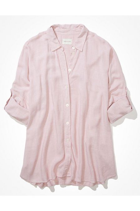AE Oversized Beach Shirt | American Eagle Outfitters (US & CA)