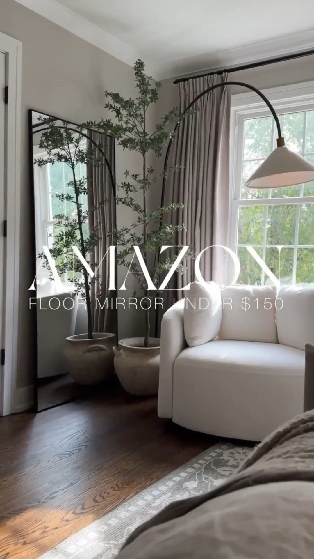 This  71”x30” floor mirror is on sale for only $145! You can lean against a wall, it has a stand, or you can mount to the wall!! 

#LTKSaleAlert #LTKHome