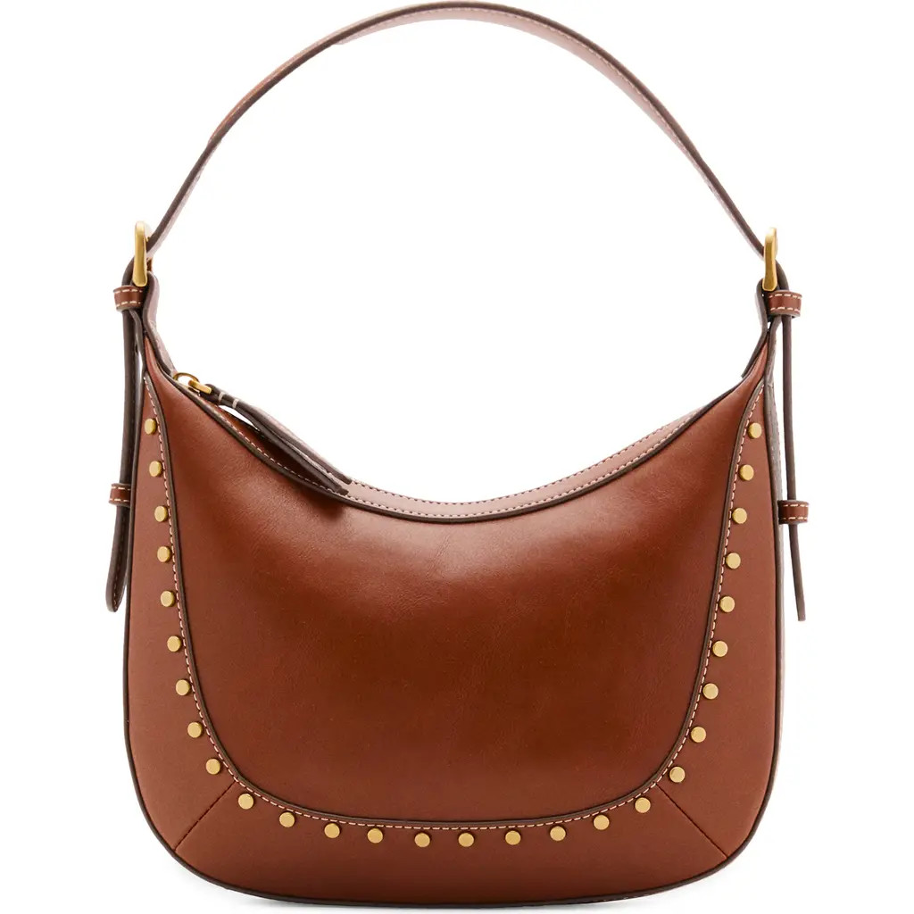 MANGO Small Studded Faux Leather Shoulder Bag at Nordstrom | Nordstrom