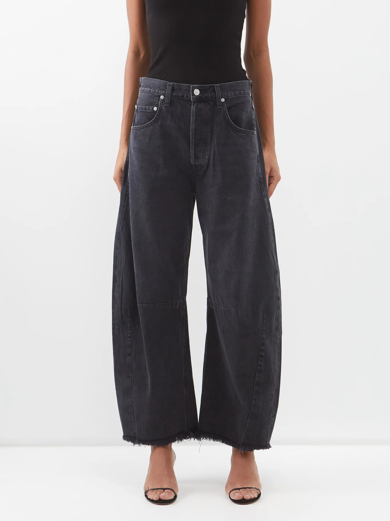 Horseshoe organic-denim wide-leg jeans | Citizens of Humanity | Matches (EU)