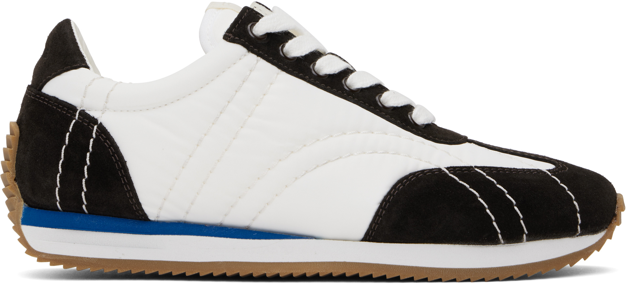 TOTEME White & Brown Sport Sneakers | SSENSE