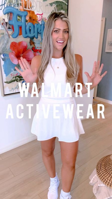 Walmart activewear!! Soo dang good!!!! I did my true small in everything but an XS in the white tee! I wish I did XS in the pink tee but did a small - it’s a bit long and roomy // I did an 8 in the sneakers and I’m in Between 8/8.5 for reference 


Athleisure 
Activewear
Workout wear
Workout fit
Fit 
Mom outfit 
Summer outfit
Travel 
Tennis
Pickleball 
Skort