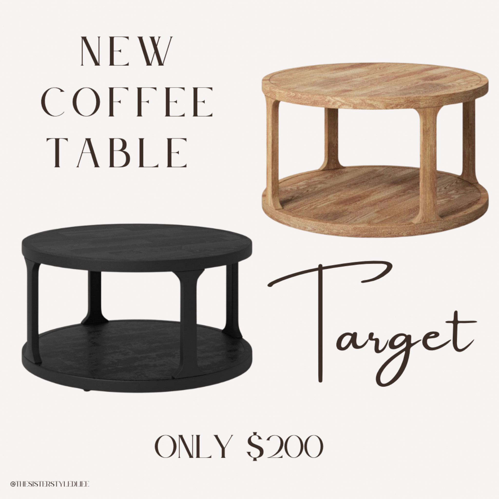 New Coffee Tables at Target. Only $200! Perfect for Modern Organic decor! 
Home decor, neutral, round, threshold, simple, design, affordable 

#LTKhome #LTKfamily