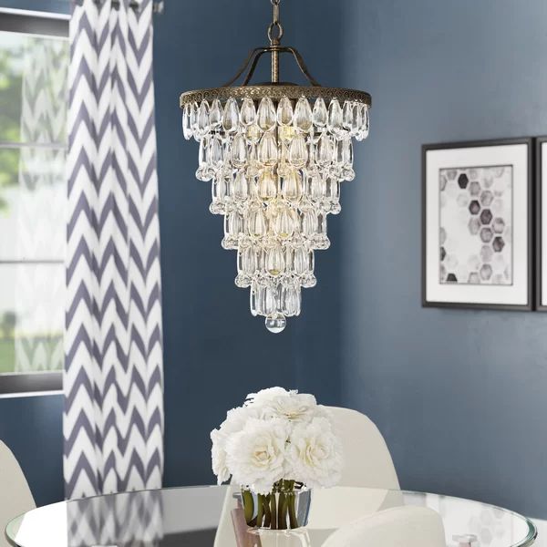 Blaise 4 - Light Dimmable Tiered Chandelier | Wayfair North America