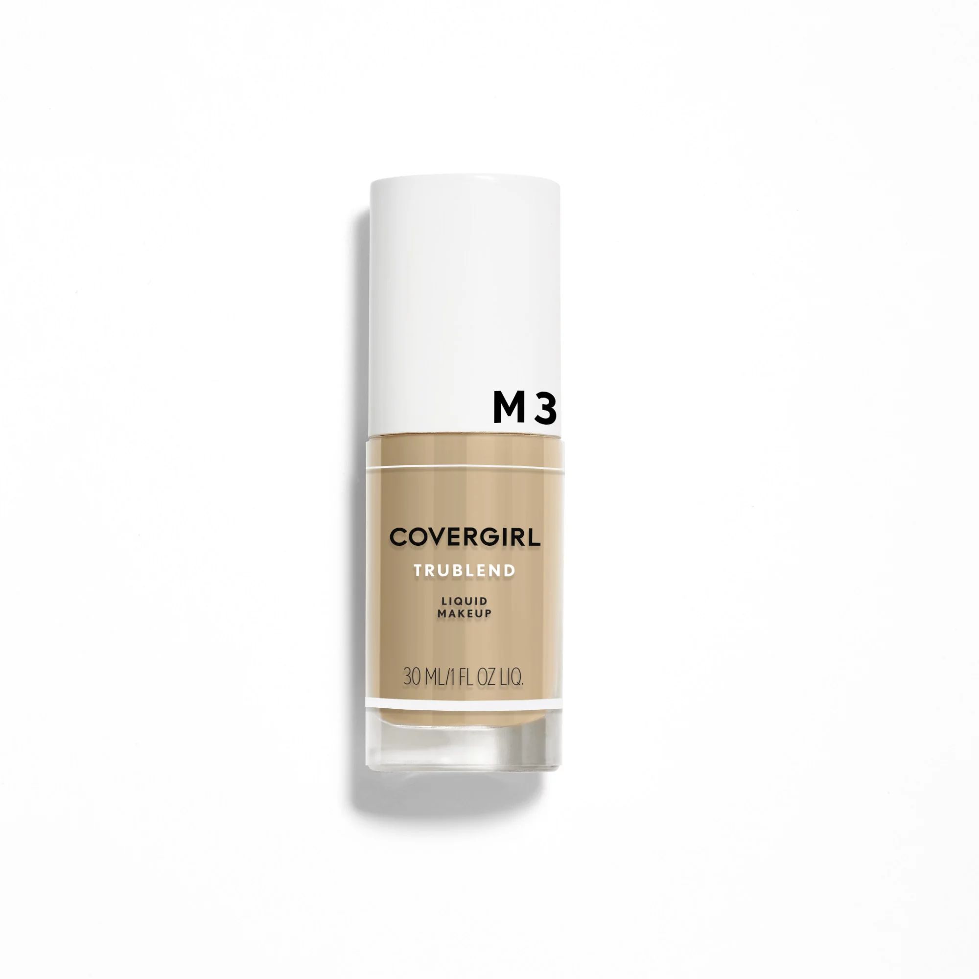 COVERGIRL TruBlend Liquid Foundation, M-3 Golden Beige, 1 oz - Walmart.com | Walmart (US)