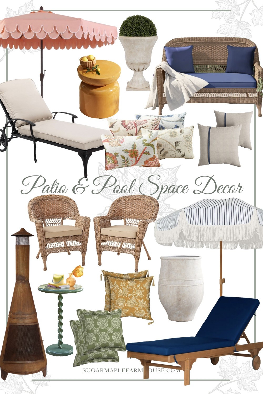 Pool and Patio Space Decor 

#LTKFamily #LTKHome #LTKSeasonal