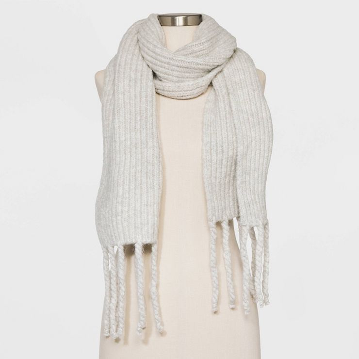 Women's Ribbed Blanket Scarf - A New Day™ | Target