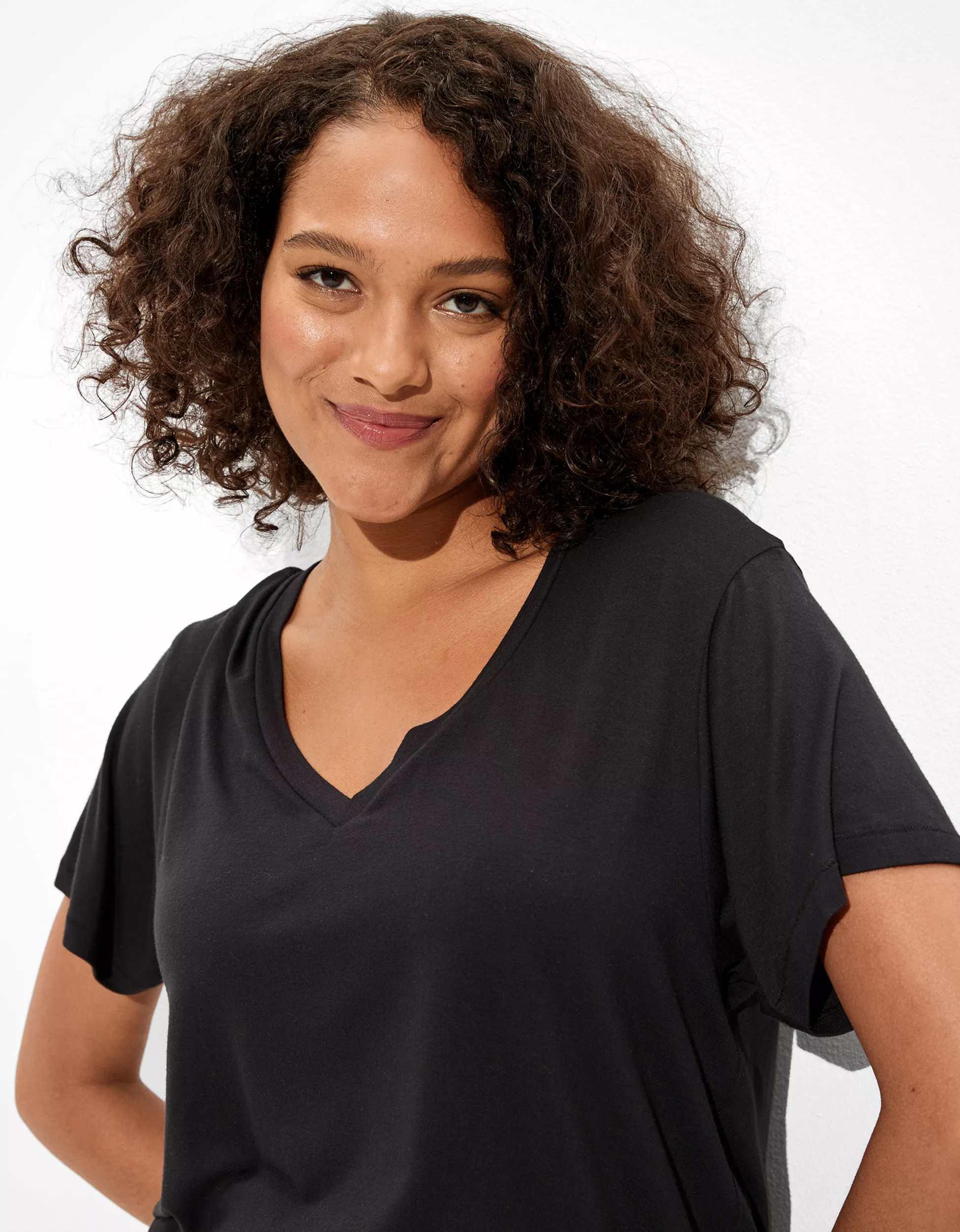 AE Oversized Soft & Sexy V-Neck T-Shirt | American Eagle Outfitters (US & CA)