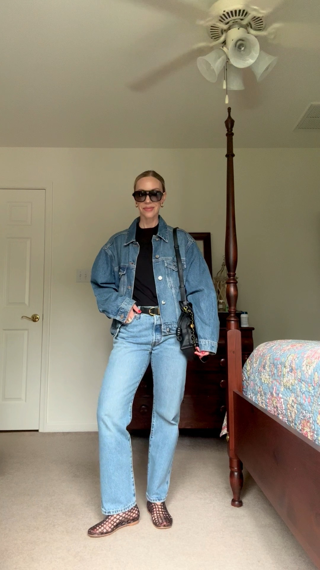 Denim on denim, all denim outfit, oversized denim jacket, transitional outfit

#LTKSeasonal #LTKOver40 #LTKSaleAlert