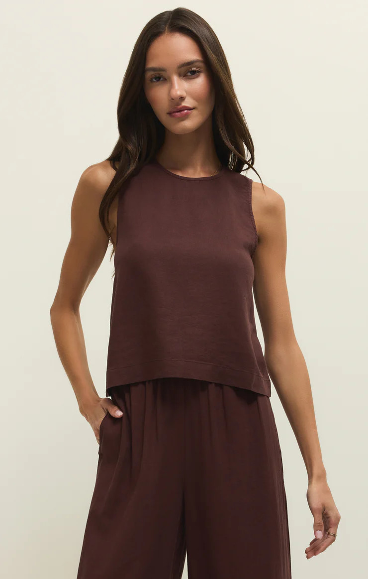 Sloane Linen Cropped Tank | Z Supply