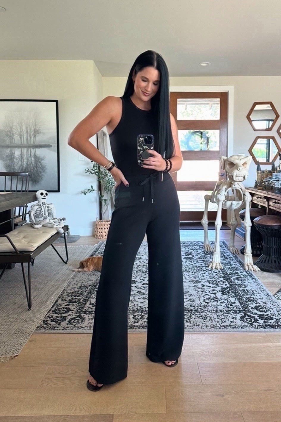 My spanx AirEssentials sleeveless jumpsuit is an extra 30% off sale. sizes are going really quick. Only $55 from $138. 

I wear a size small.

Use code dtkxspanx for an 15% off full price items 


#LTKSaleAlert #LTKTravel #LTKFindsUnder100
