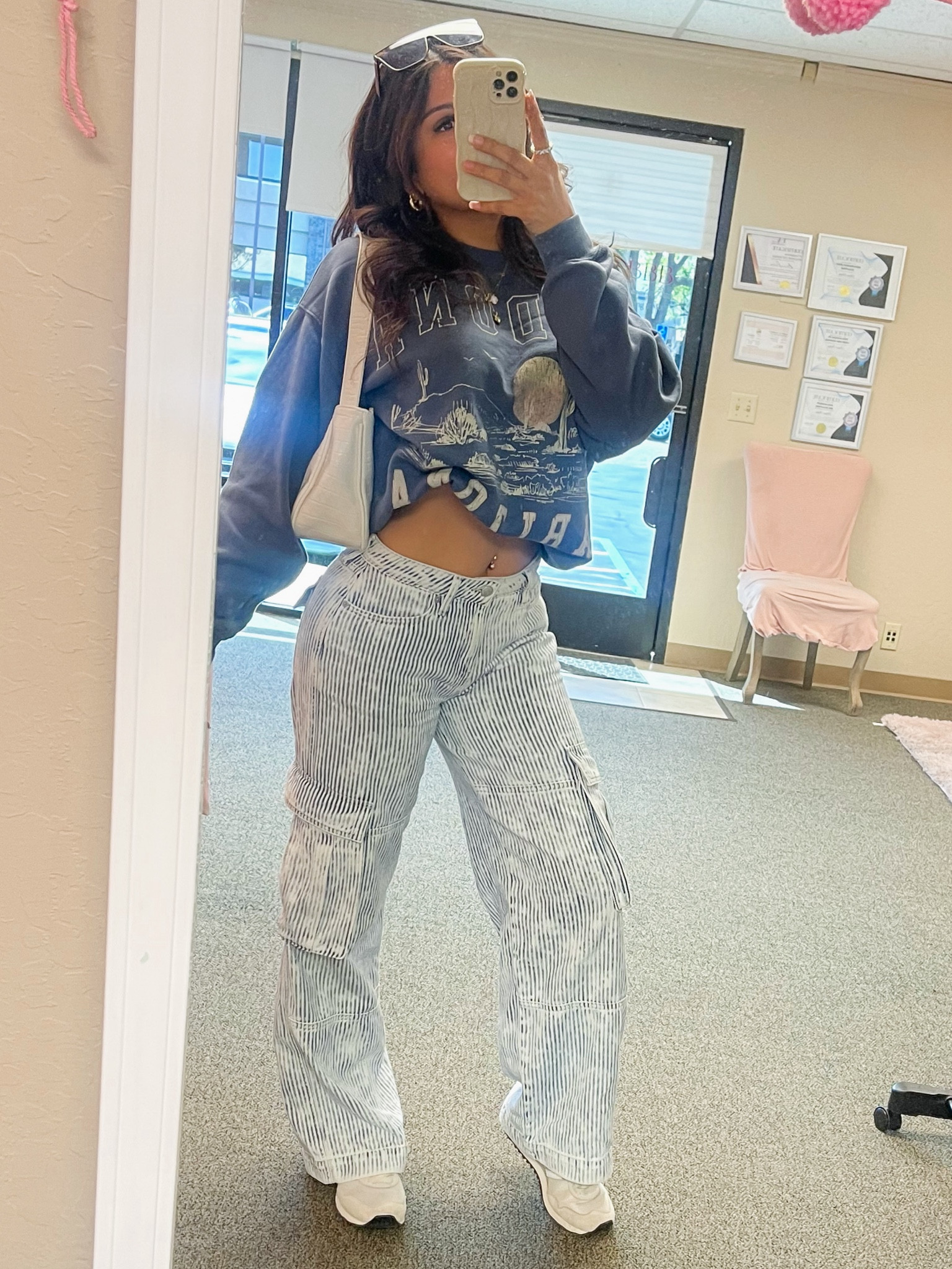  My new favorite cargos! I’ve already styled so many ways & I love the mid waist- can make for a cute spring outfit with sandals & a white tank 😇💙

#LTKSpringSale #LTKSeasonal #LTKstyletip