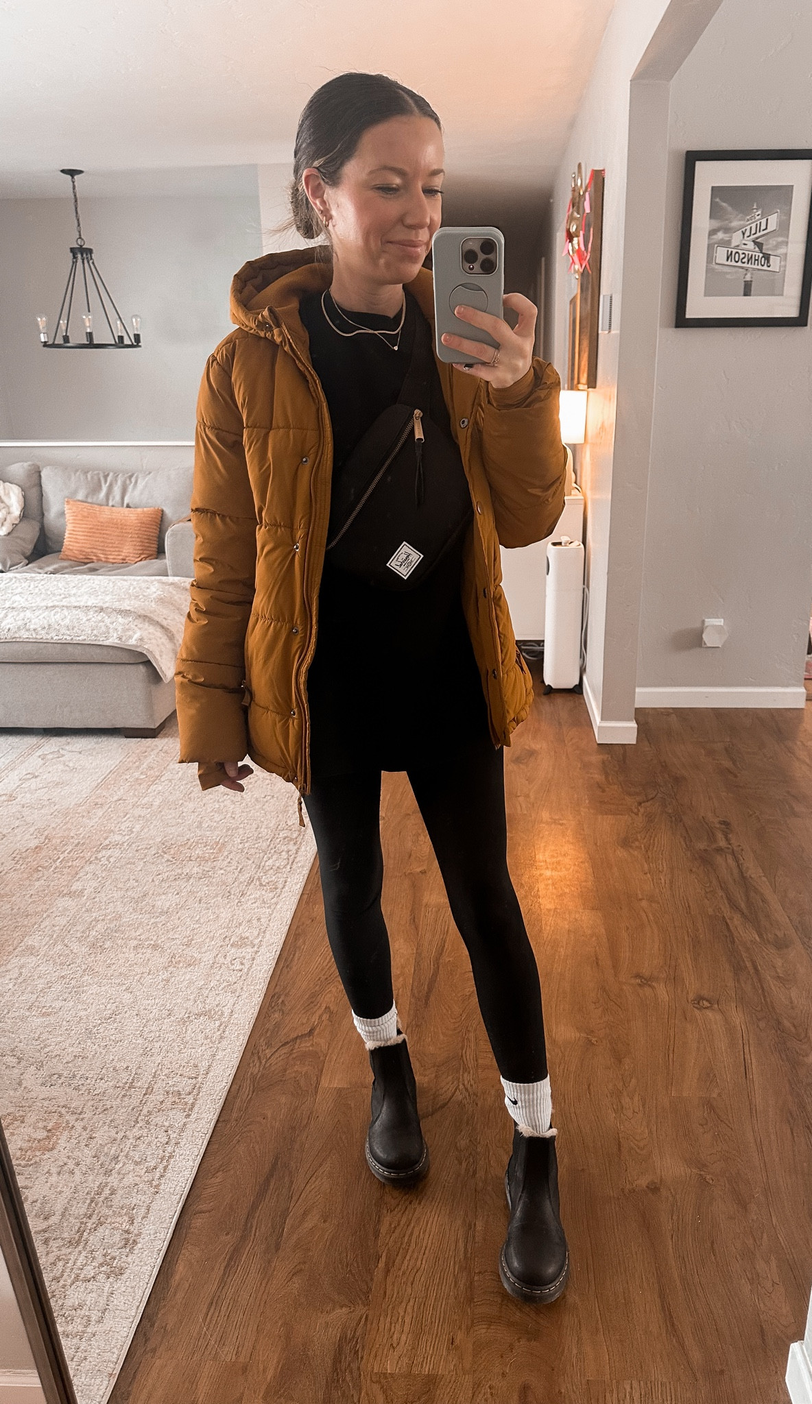 Todays outfit. Wearing my favorite Amazon essentials winter jacket and doc Martin boots! 

#LTKSeasonal #LTKU #LTKFindsUnder50