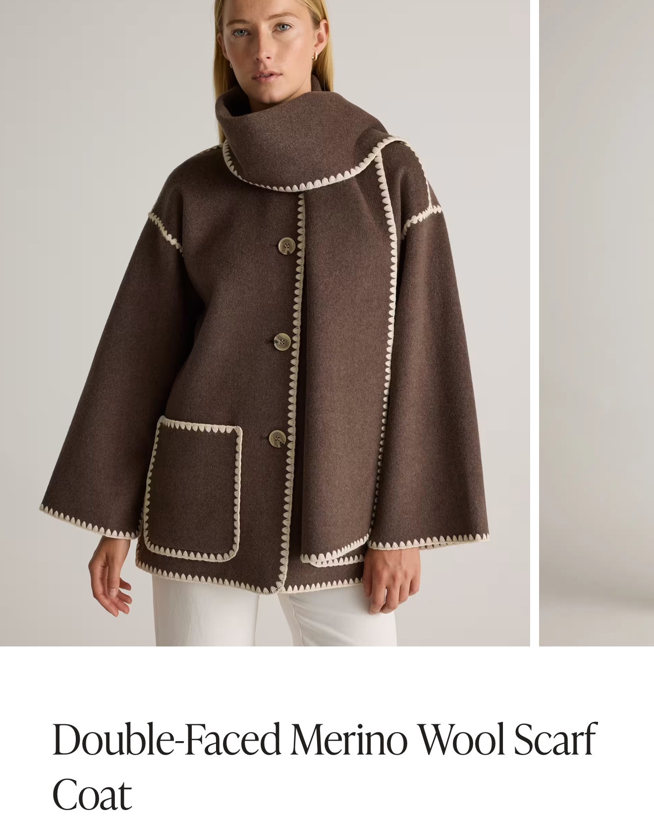 Viral Toteme scarf coat dupe - save major 💰 

#LTKSeasonal #LTKWorkwear #LTKStyleTip