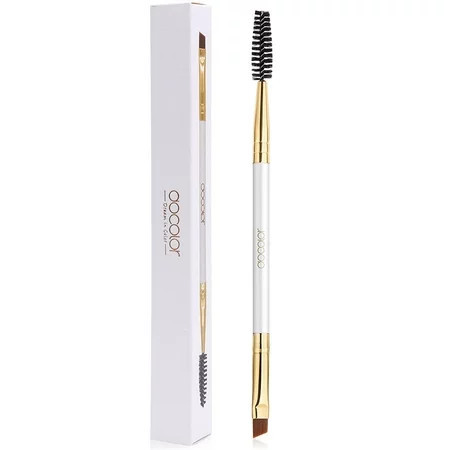 Docolor Eyebrow Brush Duo End Professional Eyelash Separator Eyeliner Angled Eye Brow Brush and Spoolie Brush for Shaping and Defining Eyebrows | Walmart (US)