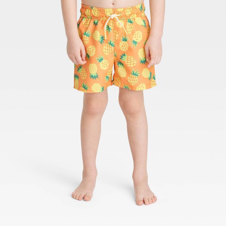 Toddler Boys' Fruit Swim Shorts - Cat & Jack™ Yellow | Target