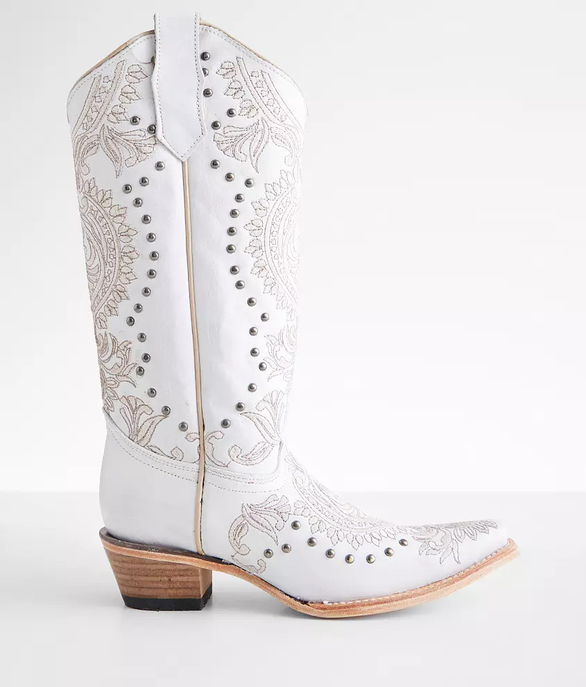 by Corral Studded Western Leather Boot | Buckle