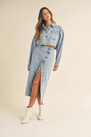 Darlin Denim Set | Love story boutique