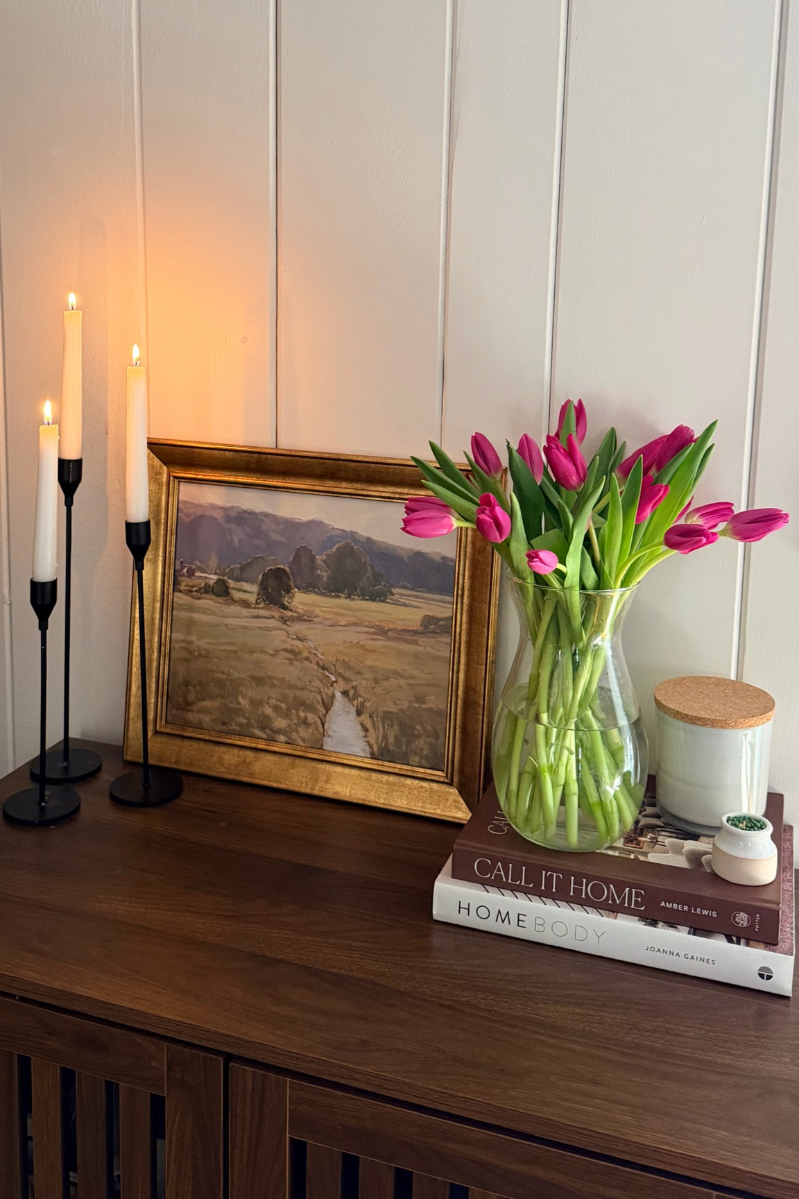 Loving this little cozy corner of my home! The tulips make me so happy 🩷

Home decor, candlesticks, home styling, tulips, coffee table book, target, Amazon, affordable home decor, living room, entryway 

#LTKHome #LTKSeasonal