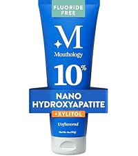 Mouthology 10% Nano Hydroxyapatite Toothpaste Fluoride Free, Whitening*, Rod Shaped nHA, Xylitol ... | Amazon (US)