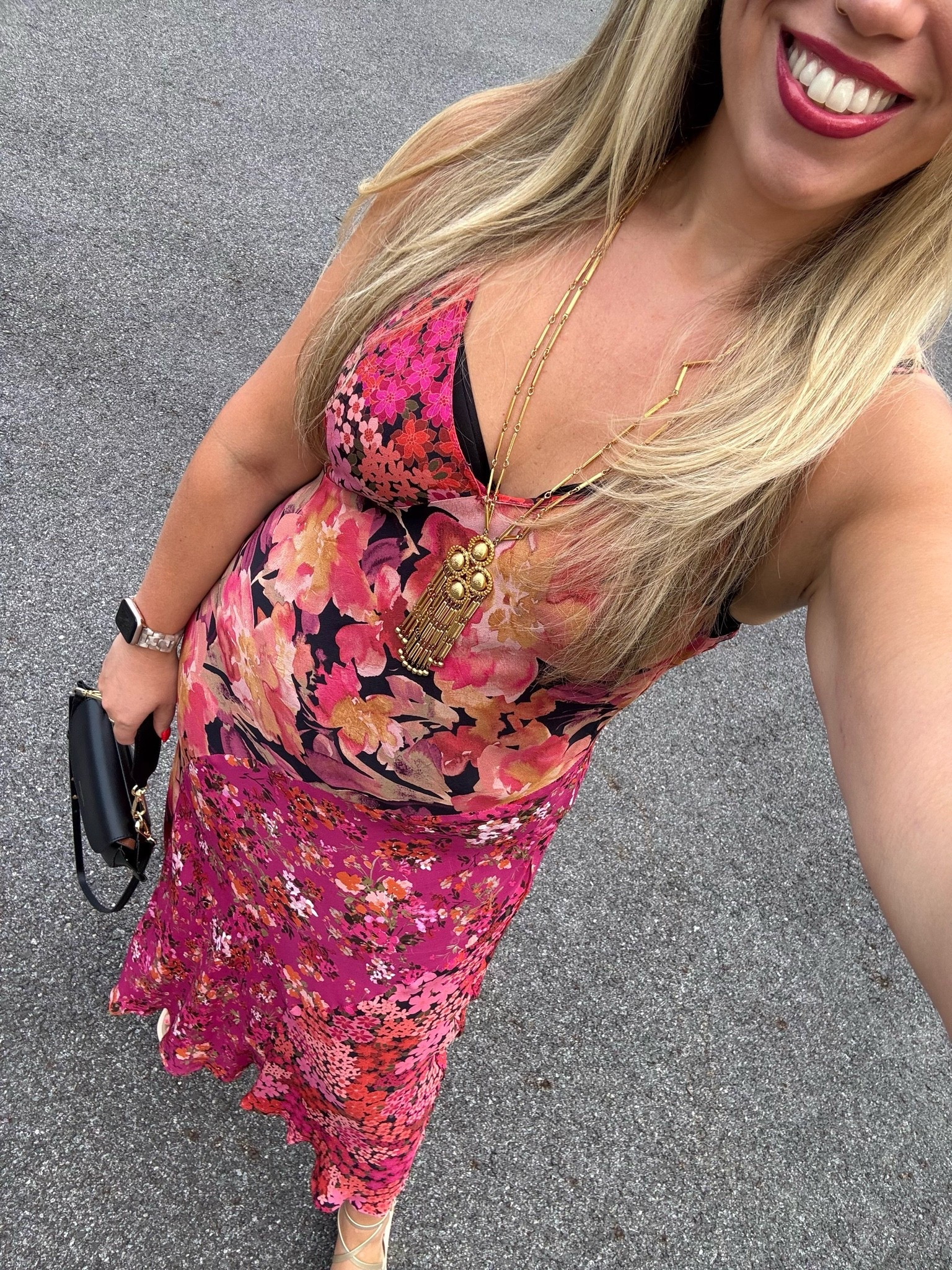 Slip dress from Katchel. Linked lipstick, lipliner, bag, sandals & fav lightweight summer bra.

#LTKootd #LTKMidsize #LTKSeasonal