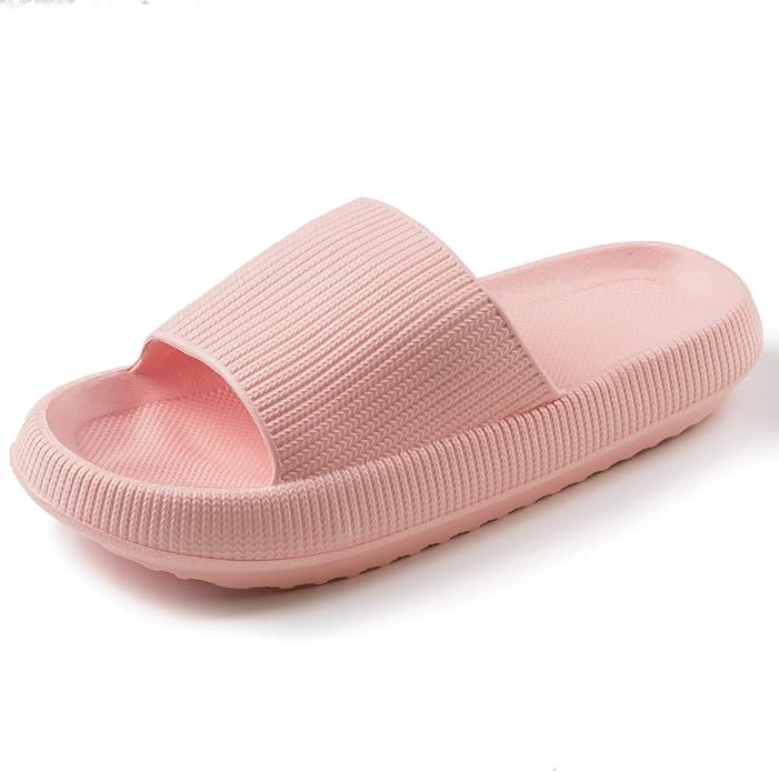 Pillow Slides Slippers Women Men Bath Shower Shoes Soft Quick Drying Non-Slip | Amazon (US)