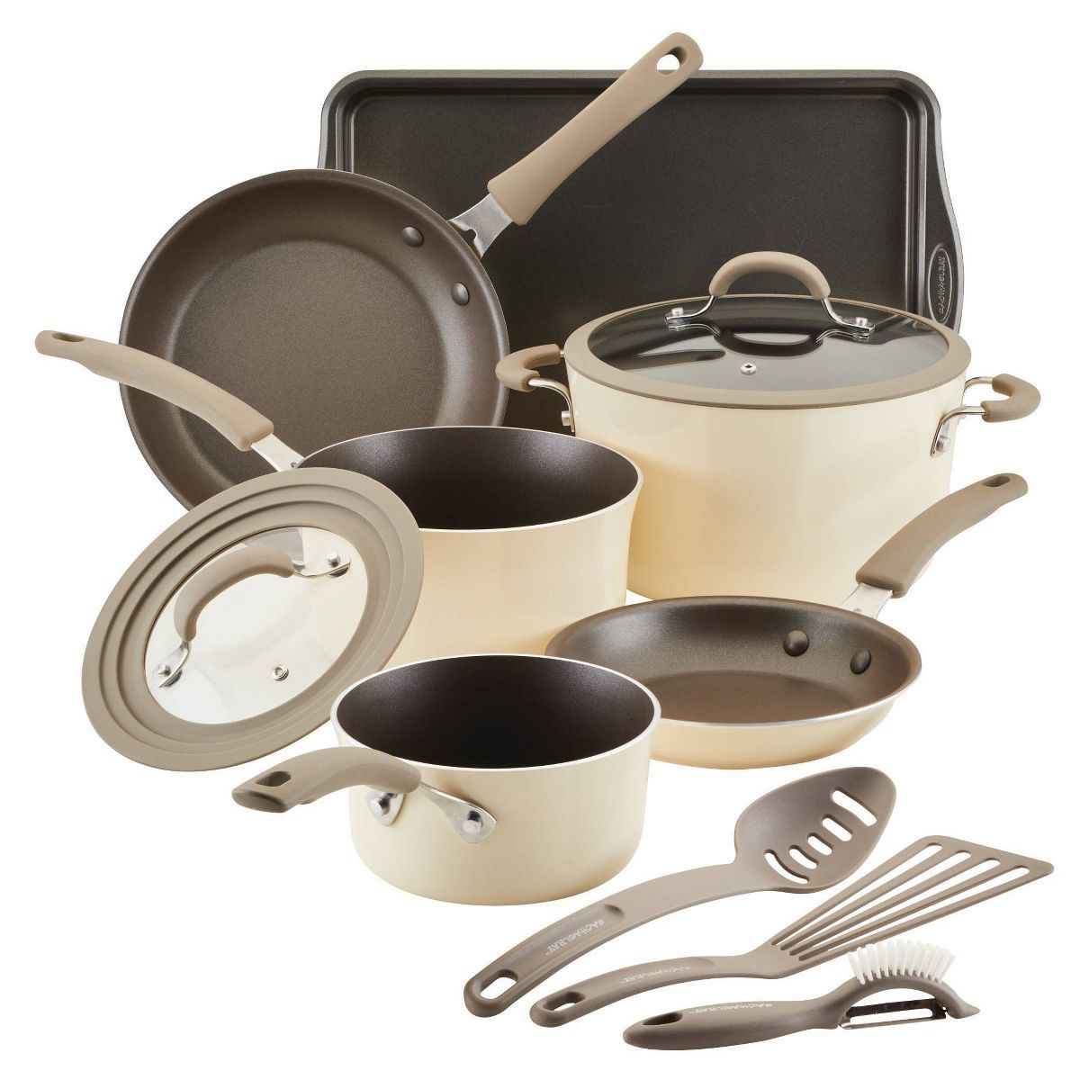 Rachael Ray Cook + Create 11pc Aluminum Nonstick Cookware Set | Target