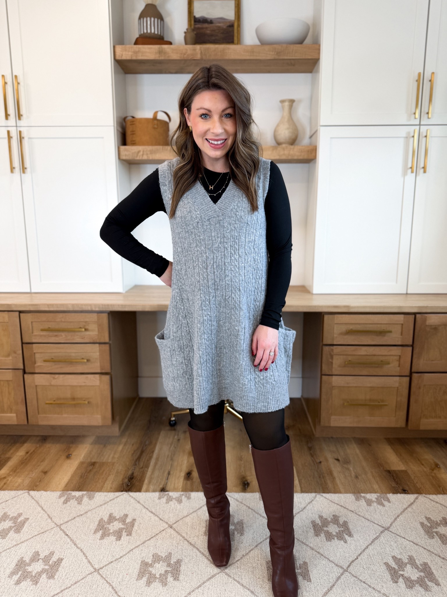 Amazon sweater dress outfit! This one is so soft and looks so cute paired with boots! 

#LTKU #LTKFindsUnder50 #LTKootd