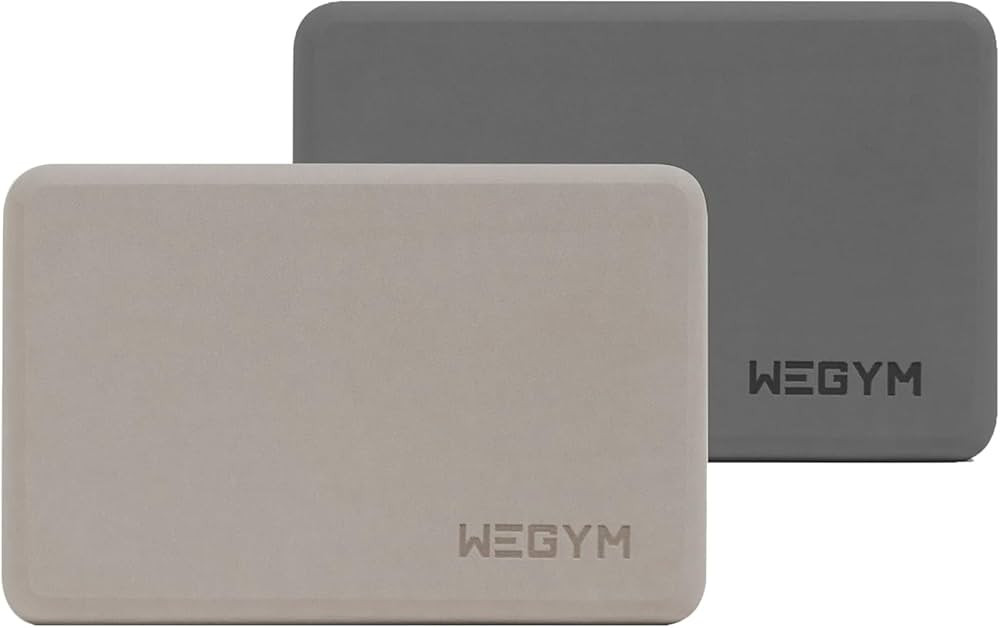 Yoga blocks with Anti-Slip, Comfortable Grip, Sturdy Sides for Secure Workouts at Home, for Yoga,... | Amazon (US)