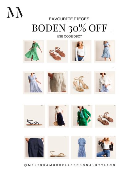 Here’s some of our Boden favourite pieces and there’s up to 30% off when you use code D8C7 (for a limited time only). 

#LTKsummer #LTKuk #LTKover50style