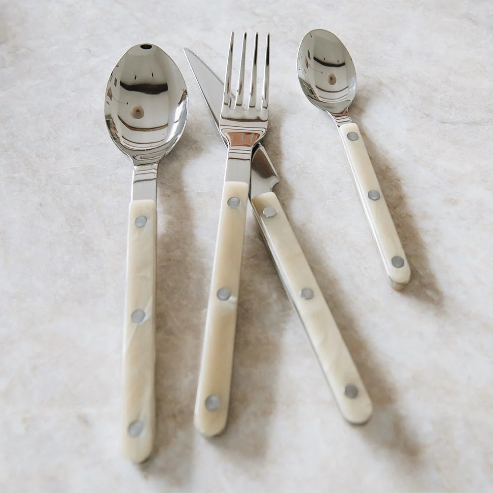 Cream Flatware Set | Roan Iris