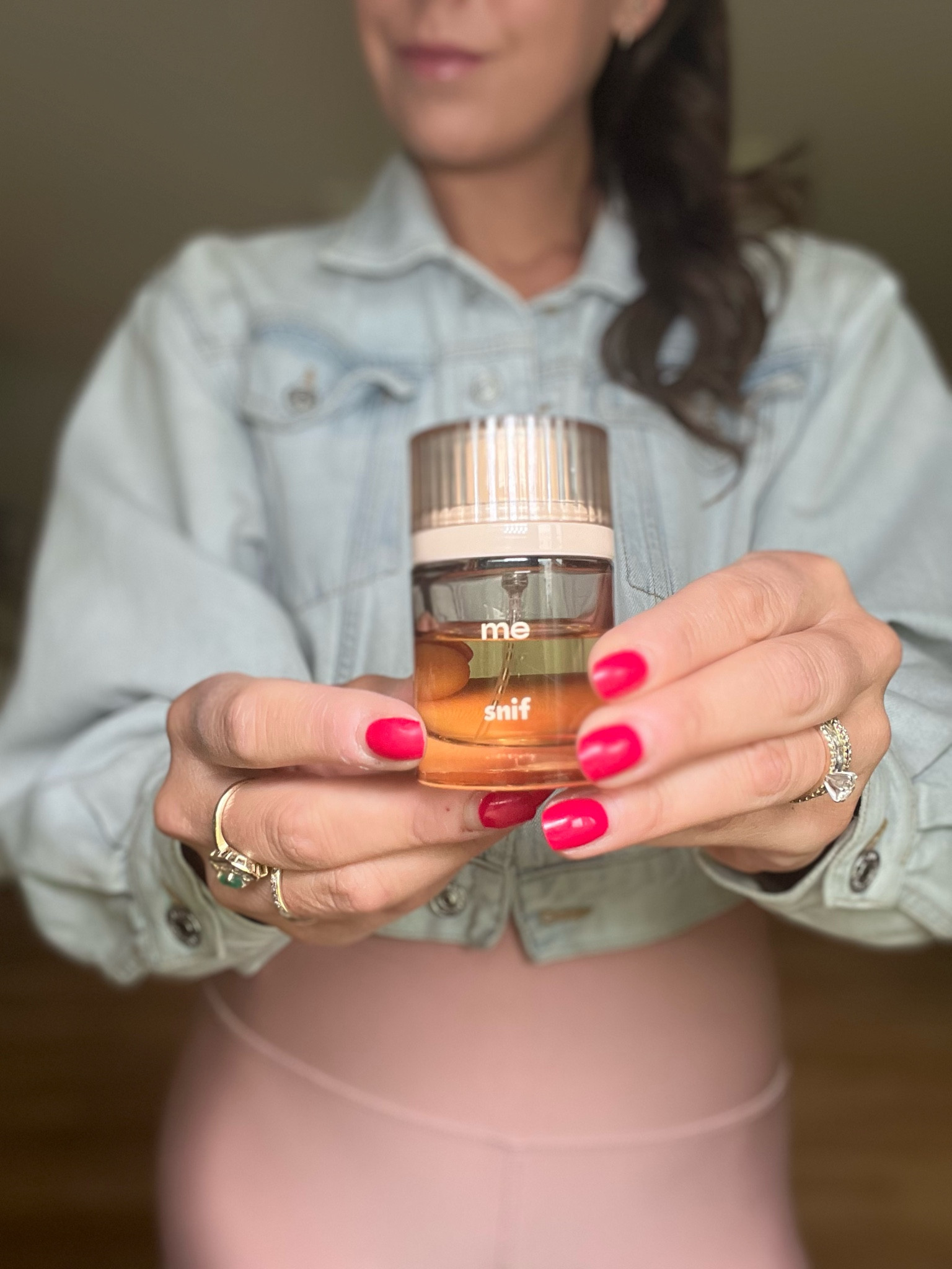 Didn’t mean to cause a scene at Starbucks… but here we are.

Three people asked me what perfume I was wearing, and I get it. Me by @snif smells incredible.

It starts off a little fruity (peach skin + plum), then settles into the most addictive mix of sandalwood, musk, and soft caramel. A true “your skin but better” scent.

Plus: it’s non-toxic, vegan, cruelty-free, and made without parabens or synthetic junk. Basically the clean girl fragrance of my dreams.

#LTKBeauty #LTKFindsUnder100