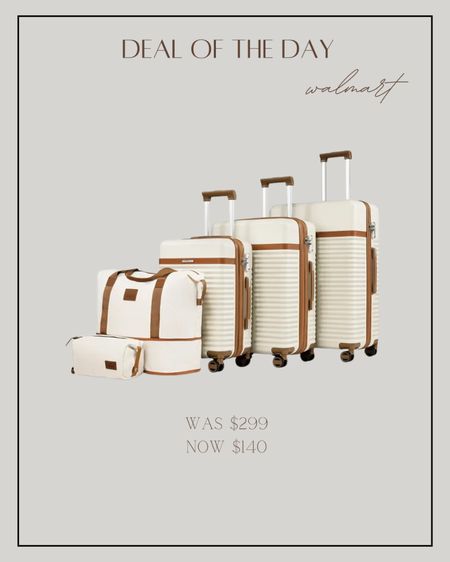 Luggage set, travel, sale alert, Walmart finds , overnight bag, weekend bag, travel bag, suitcases 

#LTKTravel #LTKSaleAlert