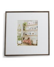 16x16 Matted To 8x10 Thin Bullnose Edge Wall Portrait Frame | TJ Maxx