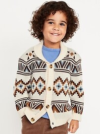 Oversized Shawl Collar Sweater for Toddler Boys | Old Navy (US)