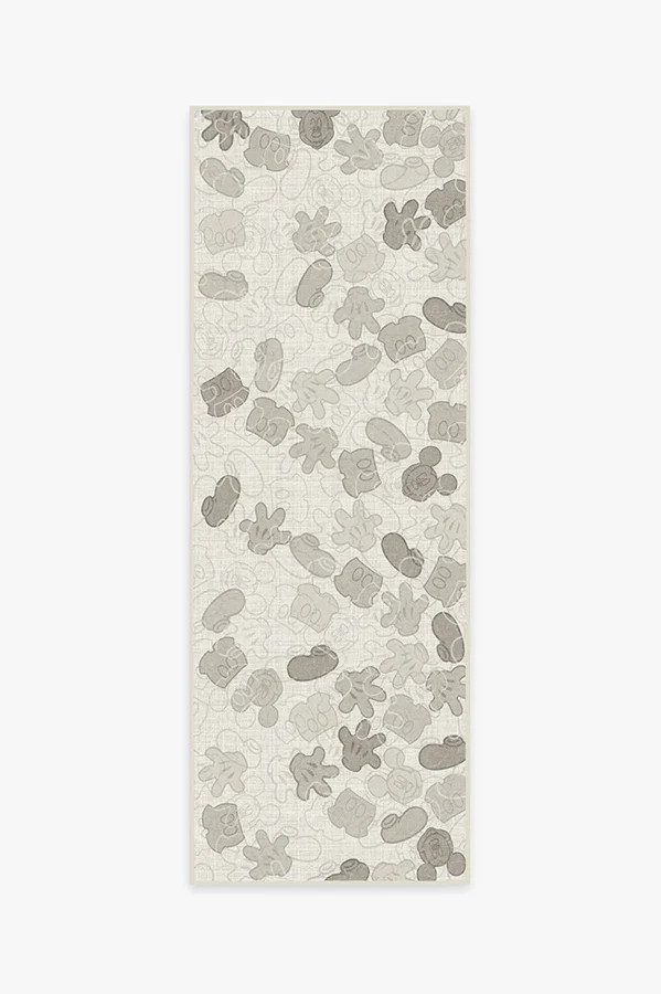 Mickey All Over Natural Rug | Ruggable