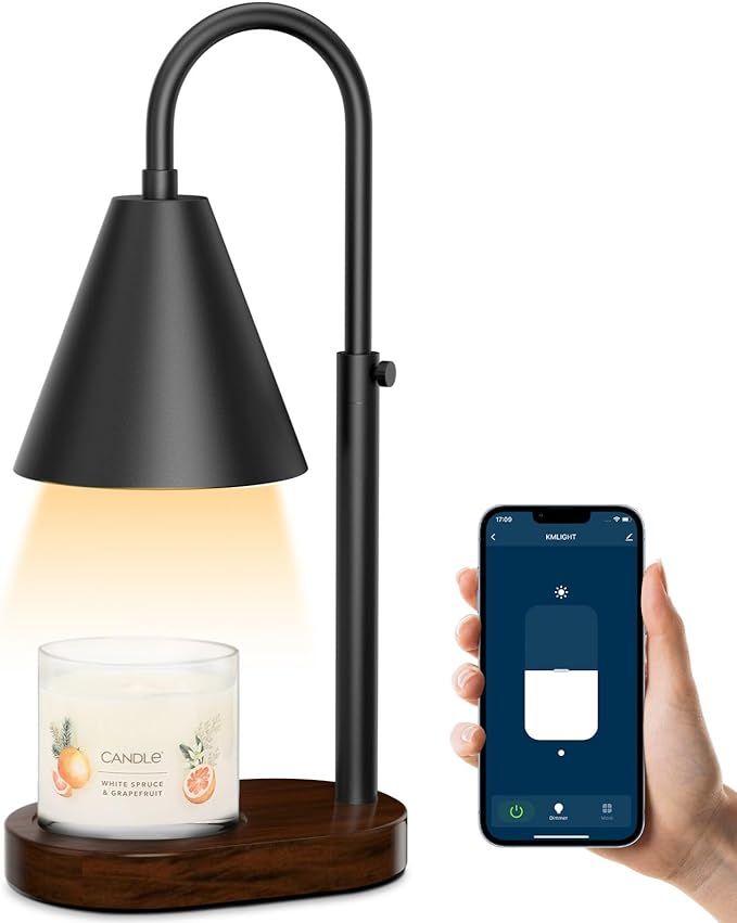 REIDEA Candle Warmer Lamp (Wood Grain Base-U-Shaped Light Pole) | Amazon (US)