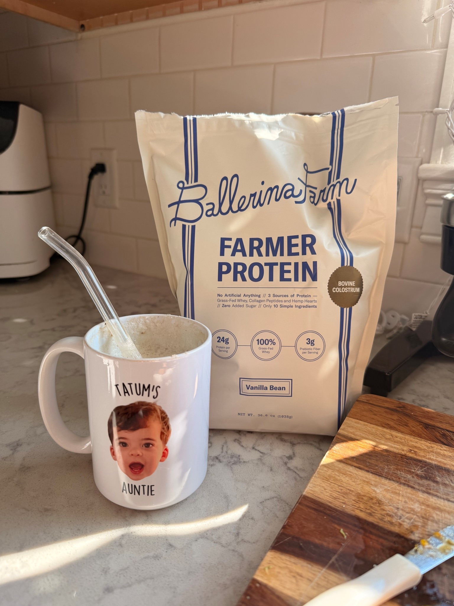 The ballerina farm protein coffee is worth the hype 👌🏼 ☕️ 

#LTKfoodie #LTKFindsUnder100 #LTKmorningroutine