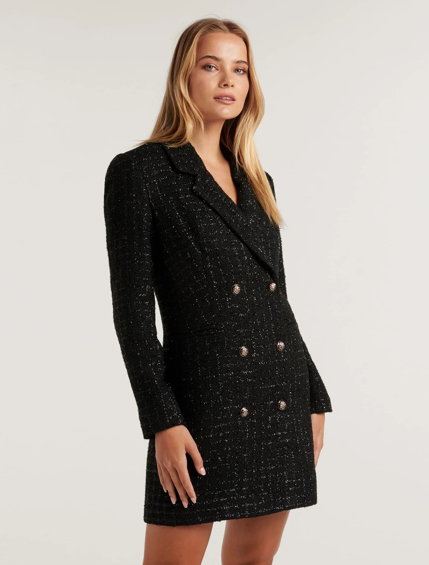 Bobbie Bouclé Mini Blazer Dress | Forever New (AU)