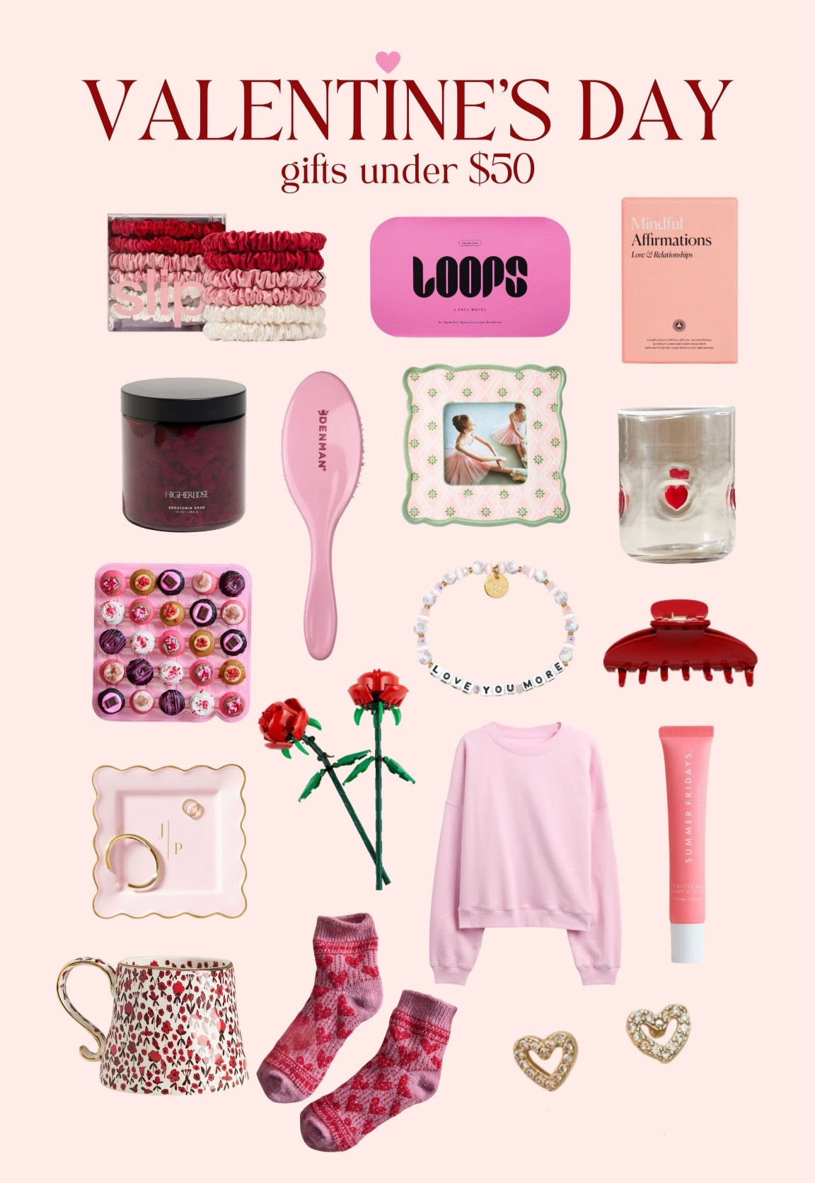 [1/26/26] Valentine’s Day gift ideas under $50! 

#LTKValentine #LTKSeasonal