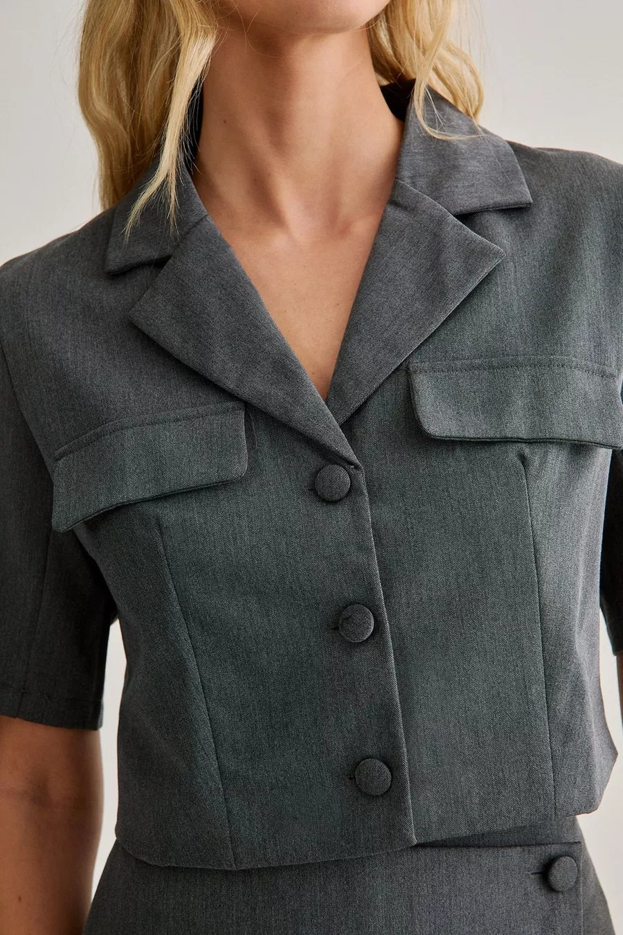 Tailored Utility Cropped Shirt | Nasty Gal US