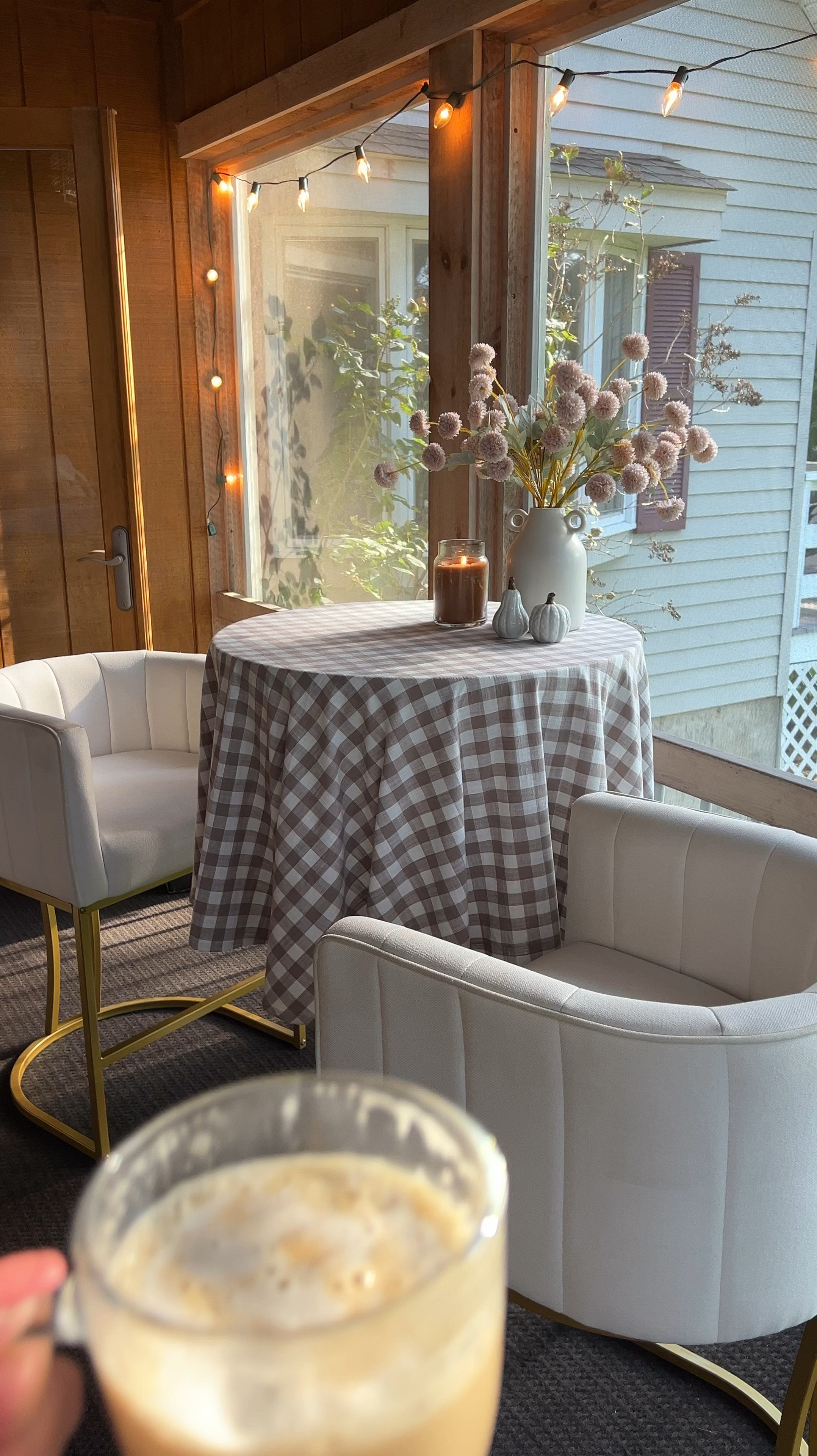 Early fall decor ideas, cozy seating areas, porch decor #falldecor #cozyhome 

#LTKHome #LTKSeasonal #LTKStyleTip