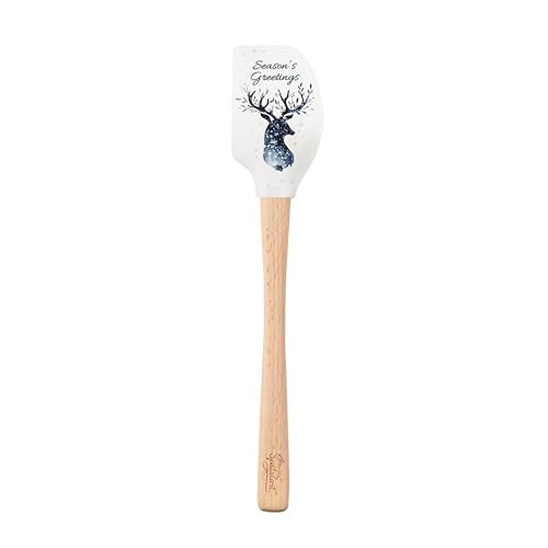 Tovolo Spatulart ‘Season Greetings’ Christmas Holiday Silicone Spatula with Wood Handle – BPA Free, Heat-Resistant, Ideal for Baking, Mixing & Meal Prep | Amazon (US)