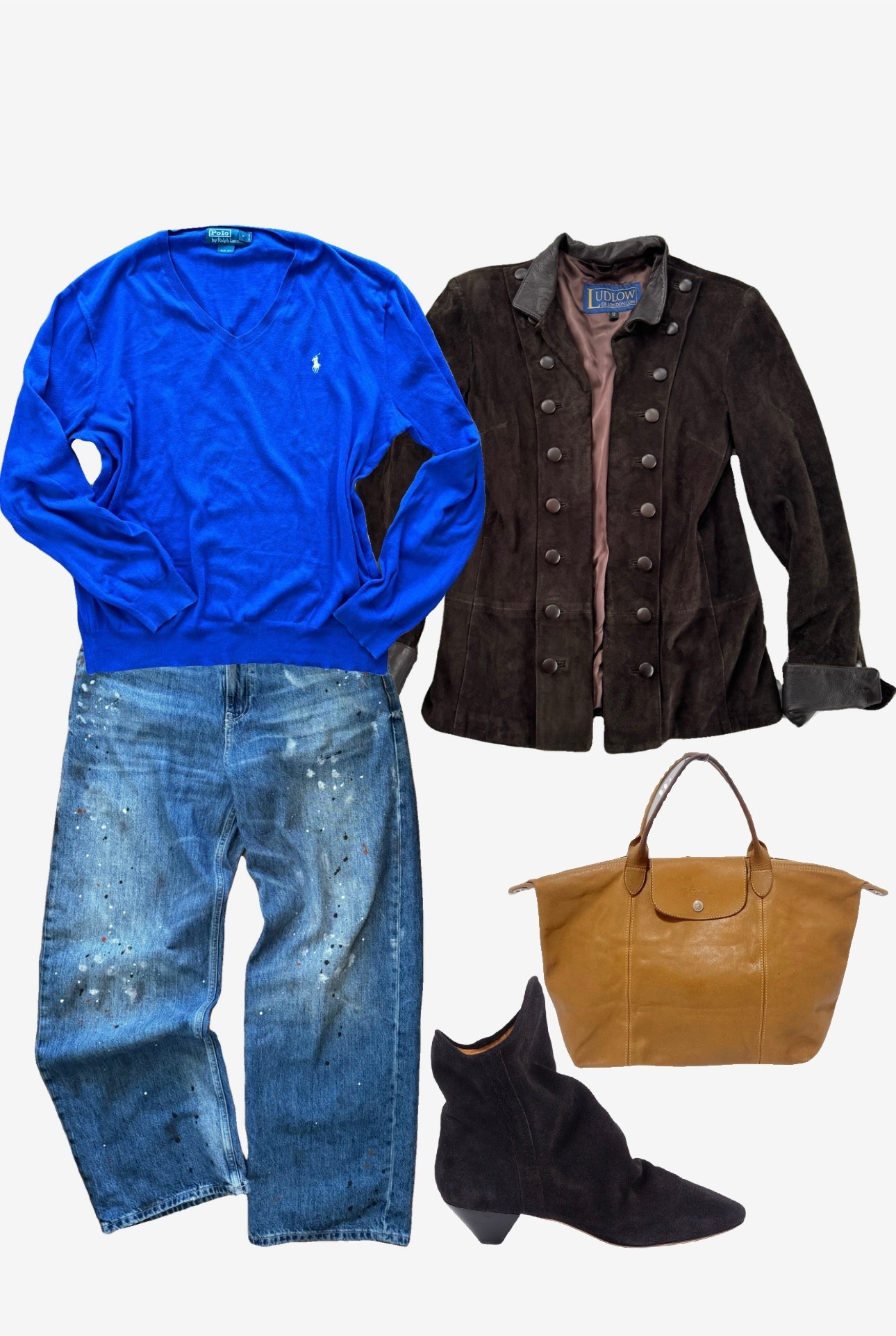 The sweater, jacket, and bag are preloved/vintage. 



#LTKootd #LTKOver40