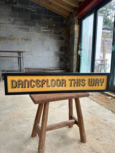Dance floor this way - oliver bonas artwork 

#LTKhome