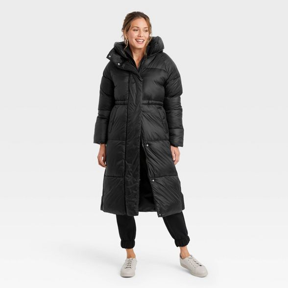 Women's Duvet Shine Puffer Jacket - A New Day™ | Target