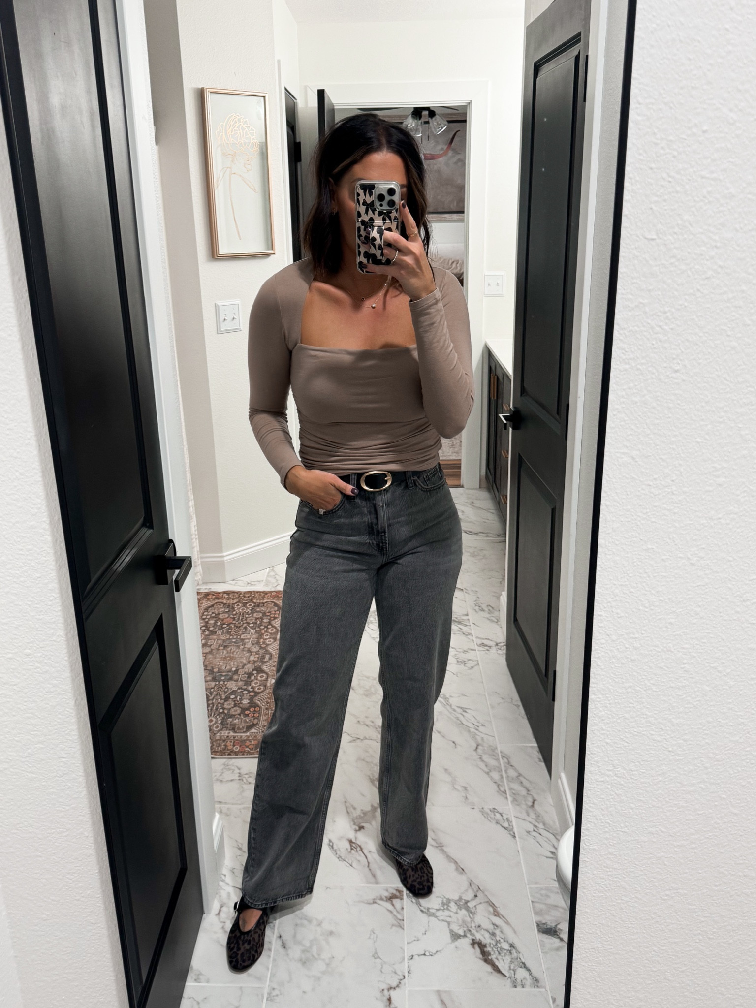 Top-medium
Jeans-27L
Leopard Ballet Flats-tts 8

#LTKStyleTip #LTKFallSale #LTKSaleAlert